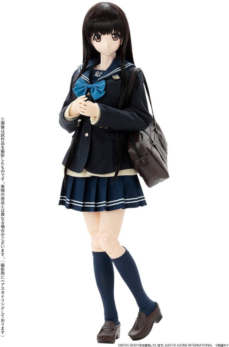 Azone Original Doll - Happiness Clover - Kazuharu Kina Gakkou Seifuku Collection - Mahiro - 1/3 - Shiritsu Wakabayashi Koutou Gakkou ver. (Azone)