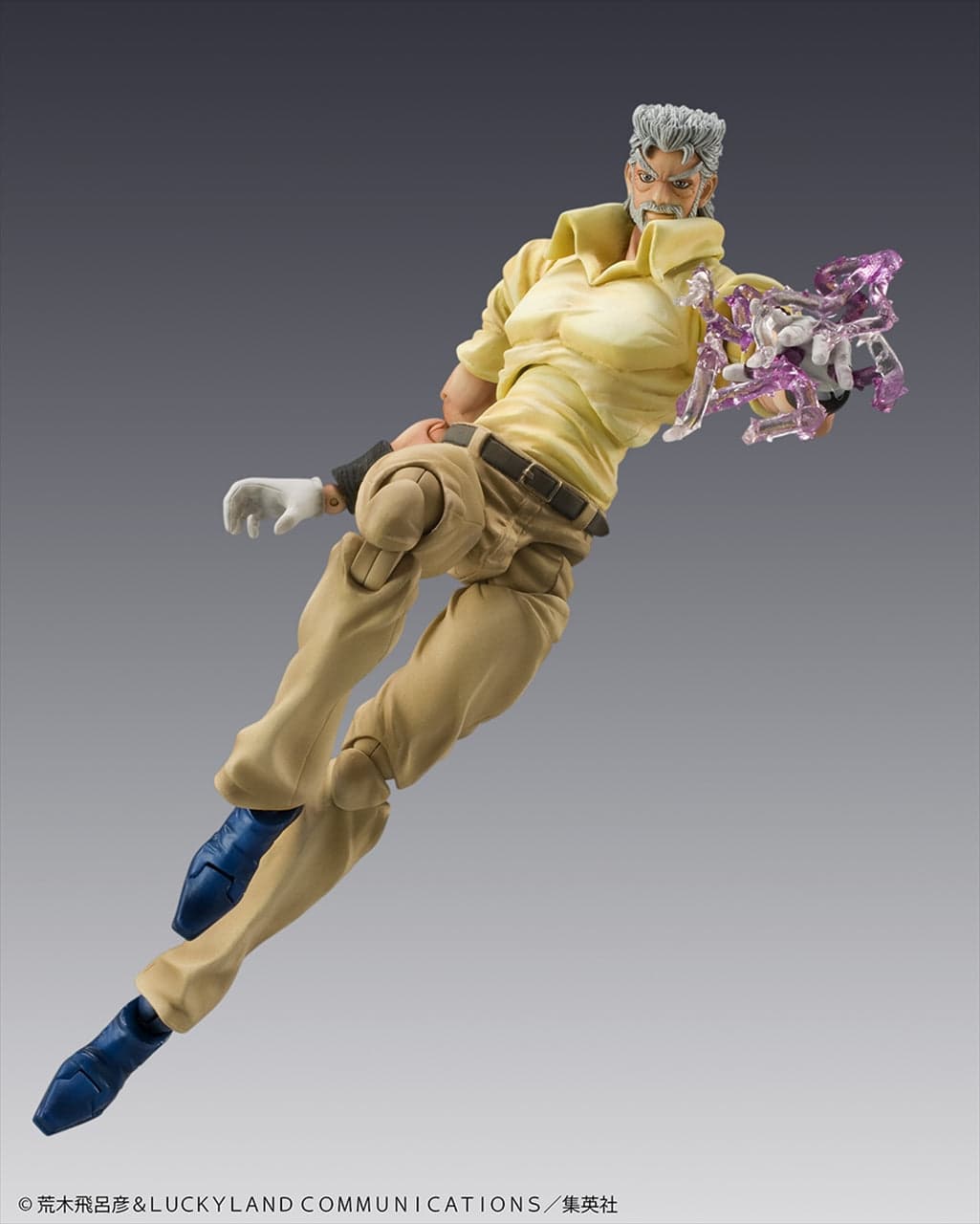 Jojo no Kimyou na Bouken - Stardust Crusaders - Hermit Purple - Iggy - Joseph Joestar - Super Action Statue (#17) (Medicos Entertainment) - Image 4
