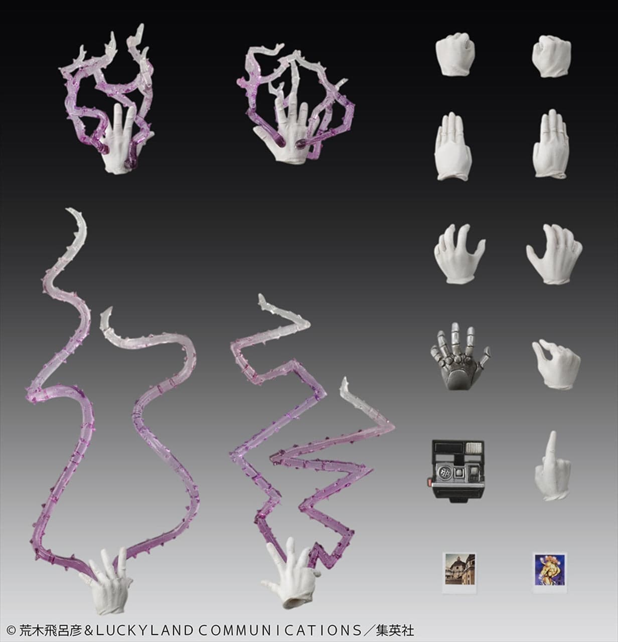 Jojo no Kimyou na Bouken - Stardust Crusaders - Hermit Purple - Iggy - Joseph Joestar - Super Action Statue (#17) (Medicos Entertainment) - Image 5