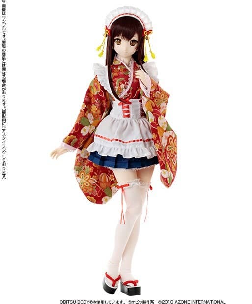 Azone Original Doll - Iris Collect - Sumire - 1/3 - ~Wabi-Sabi*Maid girl~, Normal Sales ver. (Azone, Obitsu Plastic Manufacturing)