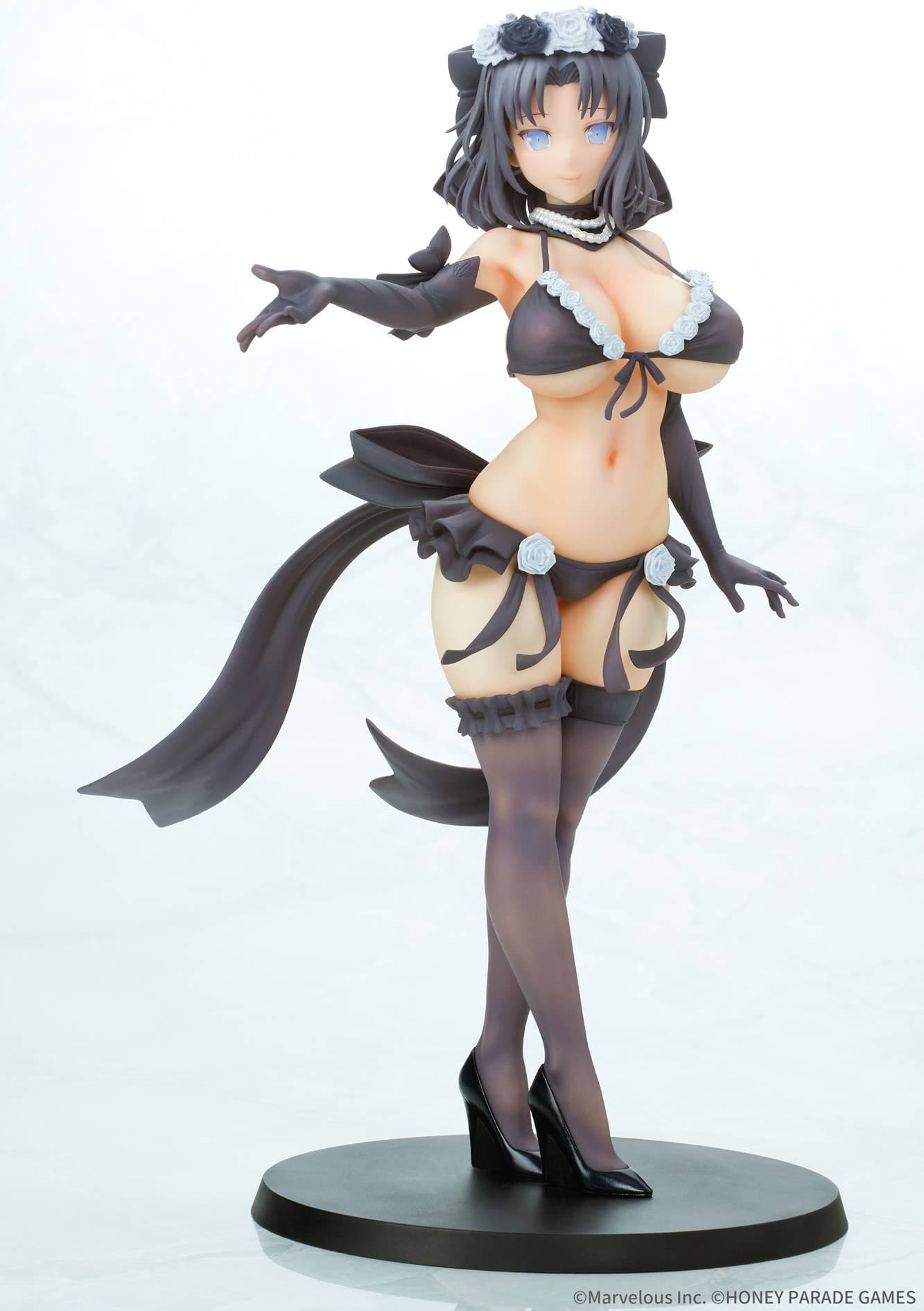 Shinovi Master Senran Kagura: New Link - Yumi - 1/7 - Wedding2018, Black ver. (Q-six)