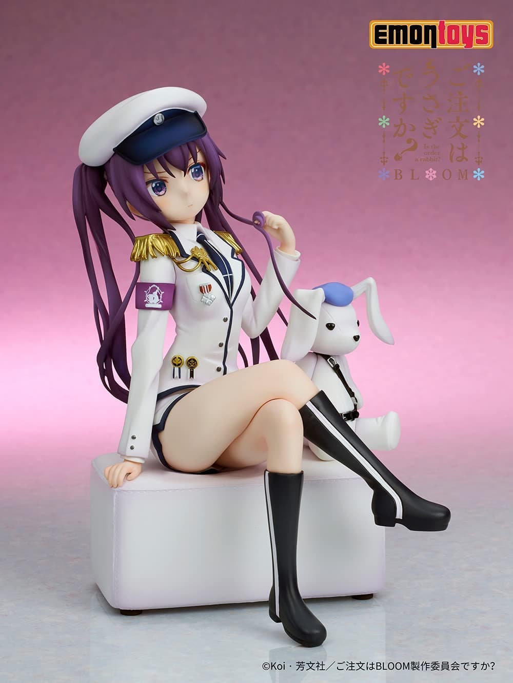 Gochuumon wa Usagi Desu ka? Bloom - Tedeza Rize - 1/7 - Gunpuku Ver. (Emontoys) - Image 2