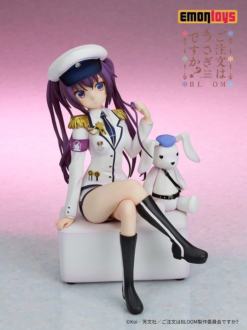 Gochuumon wa Usagi Desu ka? Bloom - Tedeza Rize - 1/7 - Gunpuku Ver. (Emontoys) - Image 3