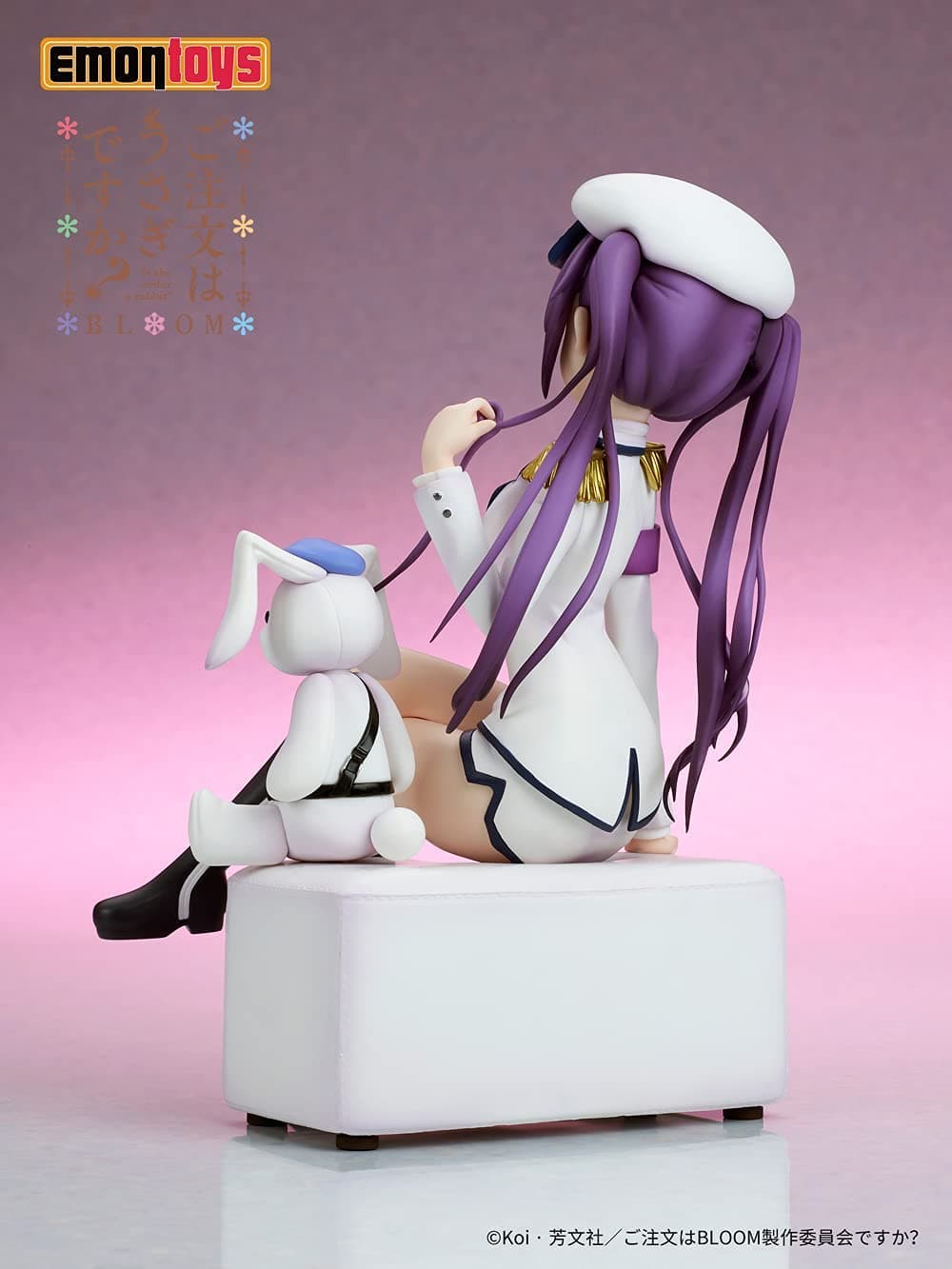 Gochuumon wa Usagi Desu ka? Bloom - Tedeza Rize - 1/7 - Gunpuku Ver. (Emontoys) - Image 5