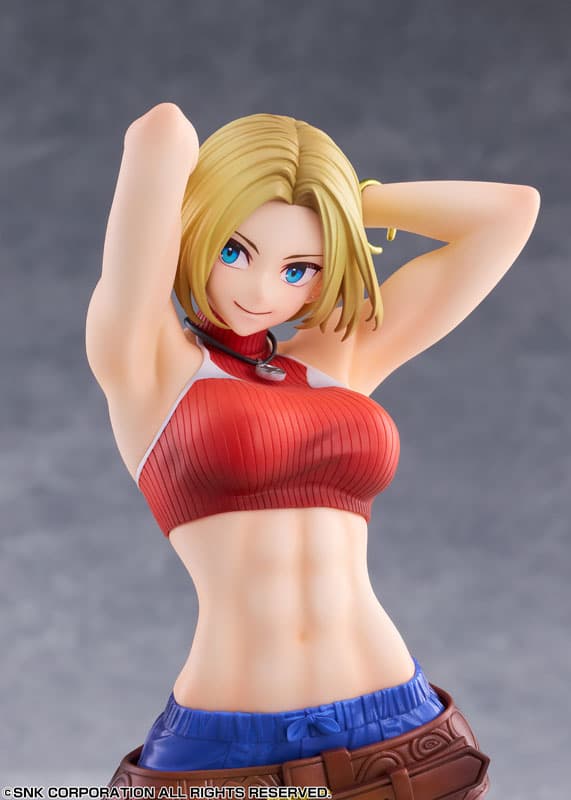 The King of Fighters XV - Blue Mary - Fighting Girls Collection - Golden Head - 1/7 (Thousand) - Image 6